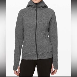 lululemon athletica Charcoal Zip-Up Hoodie